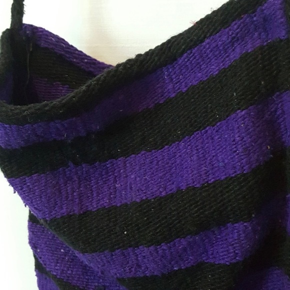 Mexican Artisan Serape Crossbody Bag - Picture 2 of 4